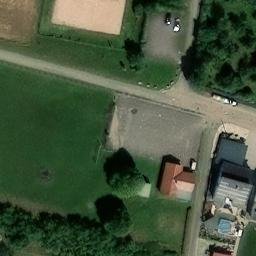 Sand Volleyball Court — aerial view
