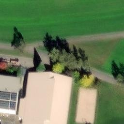 Sand Volleyball Court, Altensteig — aerial view