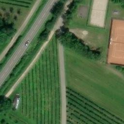 Sand Volleyball Court, Achern — aerial view