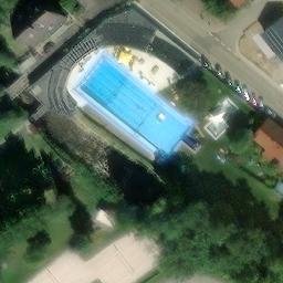 Sand Volleyball Court, Kappelrodeck — aerial view