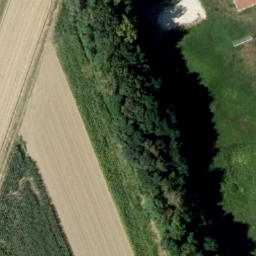 Sand Volleyball Court — aerial view