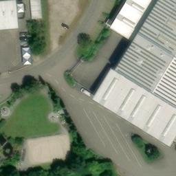 Sand Volleyball Court, Oberkirch — aerial view