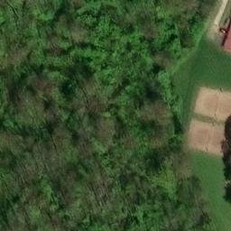 Sand Volleyball Court — aerial view