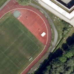 Volleyball Court — aerial view