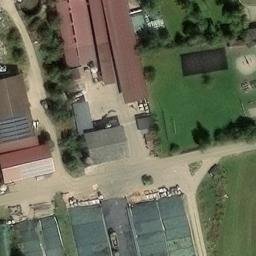 Sand Volleyball Court — aerial view