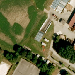 Sand Volleyball Court — aerial view