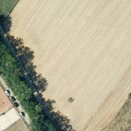 Sand Volleyball Court — aerial view