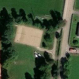Volleyball Court near Gundelfingen an der Donau — aerial view