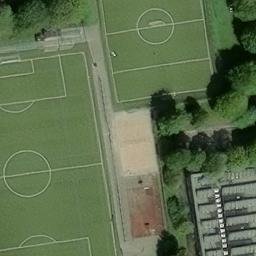 Sand Volleyball Court in Kusterdingen, Baden-Württemberg — aerial view