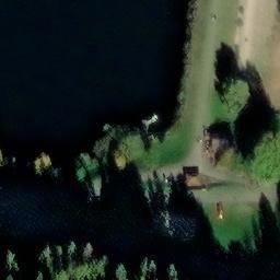 Beachvolleyball-Feld Erzgrube — aerial view