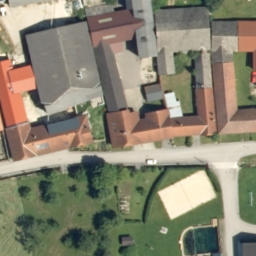 Sand Volleyball Court — aerial view