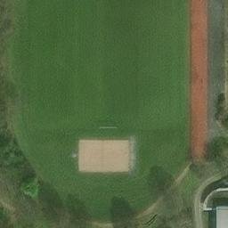 Sand Volleyball Court, Reutlingen — aerial view