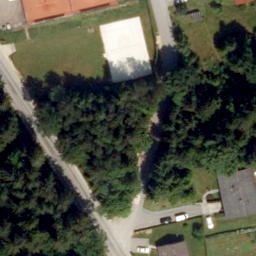 Sand Volleyball Court — aerial view