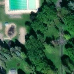 Colville Beach Volleyball Court — aerial view