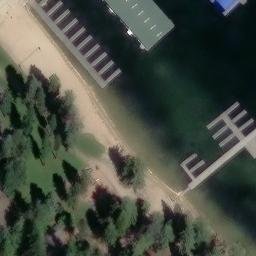 Bonner County Beach Volleyball Court #2 — aerial view