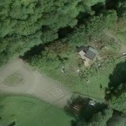 Grass Volleyball Court, Tübingen — aerial view