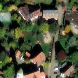 Sand Volleyball Court, Pfalzgrafenweiler — aerial view