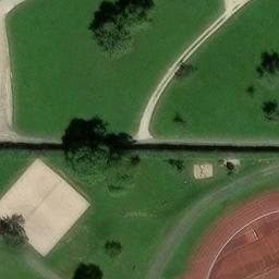 Metzingen Beach Volleyball Court — aerial view