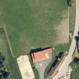 Sand Volleyball Court — aerial view