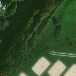 Sand Volleyball Court, Tübingen — aerial view