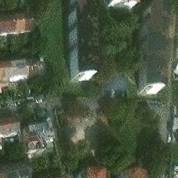 Grass Volleyball Court, Tübingen — aerial view