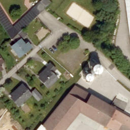 Sand Volleyball Court — aerial view