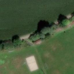 Sand Volleyball Court — aerial view