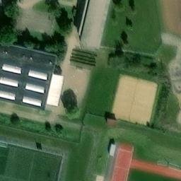 Sand Volleyball Court in Bondorf, Baden-Württemberg — aerial view