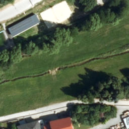Sand Volleyball Court — aerial view