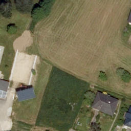 Sand Volleyball Court — aerial view