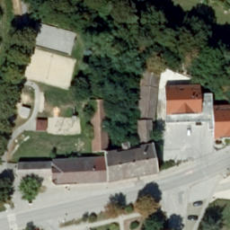 Sand Volleyball Court — aerial view