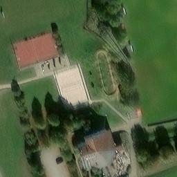 Sand Volleyball Court, Kusterdingen — aerial view