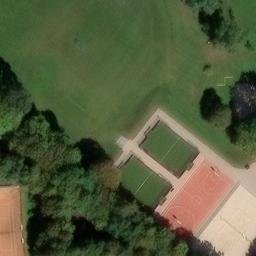Volleyball Court, Reutlingen — aerial view
