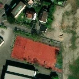 Volleyball Court, Offenburg — aerial view