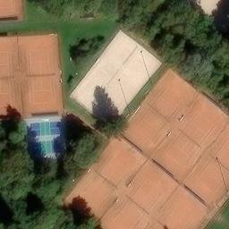 Volleyball Court, Reutlingen — aerial view