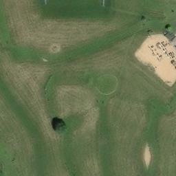 Sand Volleyball Court — aerial view