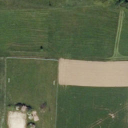 Sand Volleyball Court — aerial view
