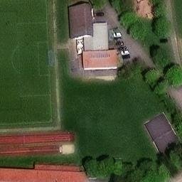Sand Volleyball Court — aerial view