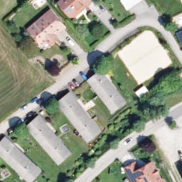 Sand Volleyball Court — aerial view
