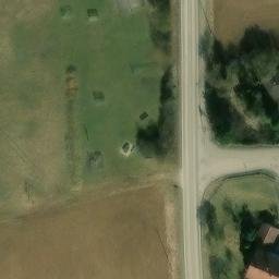 Volleyball Court near Bollingen — aerial view