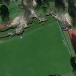 Sand Volleyball Court — aerial view
