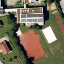 Volleyball Court — aerial view