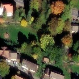 Sand Volleyball Court, Freudenstadt — aerial view