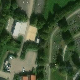 Sand Volleyball Court — aerial view