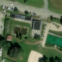 Sand Volleyball Court, Glatten — aerial view