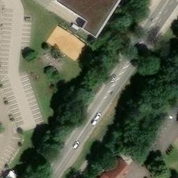 Sand Volleyball Court — aerial view
