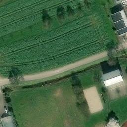 Sand Volleyball Court, Ohlsbach — aerial view