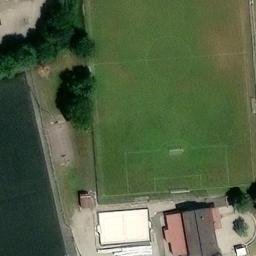 Sand Volleyball Court — aerial view