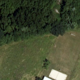 Sand Volleyball Court — aerial view