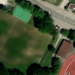 Volleyball Court near Gersthofen — aerial view